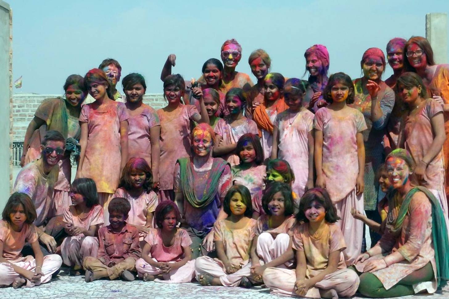 Celebrating Holi in India