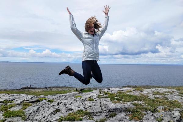 Ashley exploring Ireland